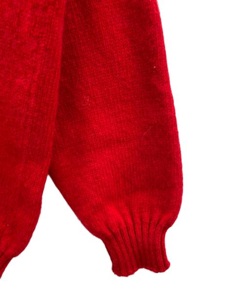 jemiesons（ジェイミーソンズ）jemiesons (ジェイミーソンズ) 厚手ニット レッド サイズ:Lの古着・服飾アイテム
