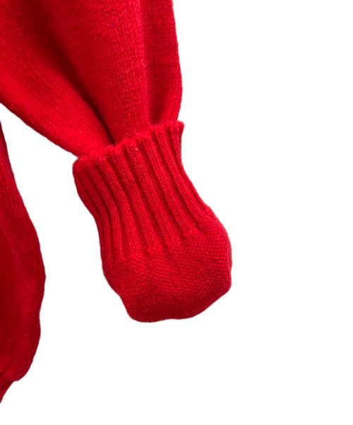 jemiesons（ジェイミーソンズ）jemiesons (ジェイミーソンズ) 厚手ニット レッド サイズ:Lの古着・服飾アイテム