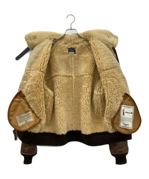 AVIREX（アヴィレックス）AVIREX (アヴィレックス) B-6ジャケット ブラウン サイズ:SIZE 40の古着・服飾アイテム