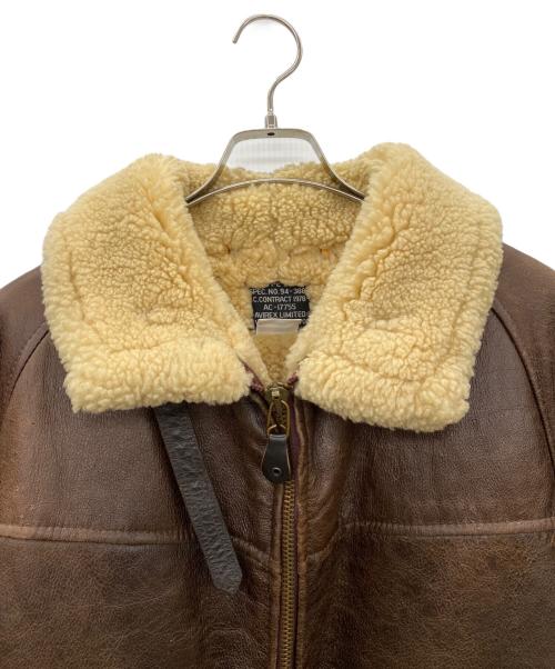 AVIREX（アヴィレックス）AVIREX (アヴィレックス) B-6ジャケット ブラウン サイズ:SIZE 40の古着・服飾アイテム