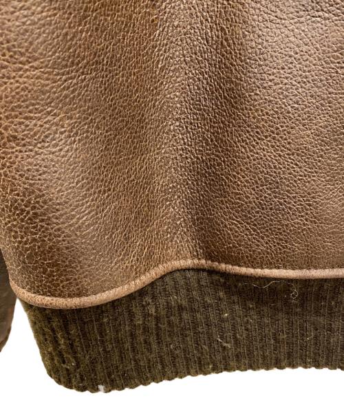 AVIREX（アヴィレックス）AVIREX (アヴィレックス) B-6ジャケット ブラウン サイズ:SIZE 40の古着・服飾アイテム