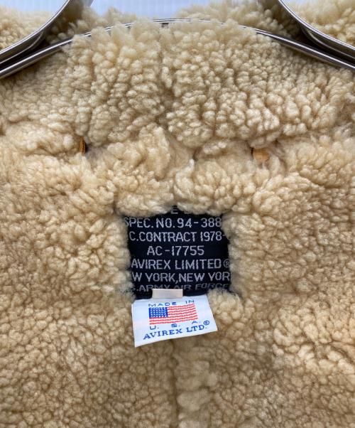 AVIREX（アヴィレックス）AVIREX (アヴィレックス) B-6ジャケット ブラウン サイズ:SIZE 40の古着・服飾アイテム