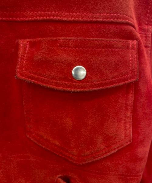 HAROLD'S GEAR（ハロルズギア）HAROLD'S GEAR (ハロルズギア) レザージャケット レッド サイズ:Sの古着・服飾アイテム