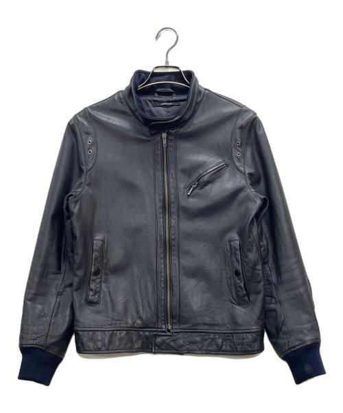 AMERICAN RAG CIE（アメリカンラグシー）AMERICAN RAG CIE (アメリカンラグシー) レザージャケット ブラック サイズ:3の古着・服飾アイテム
