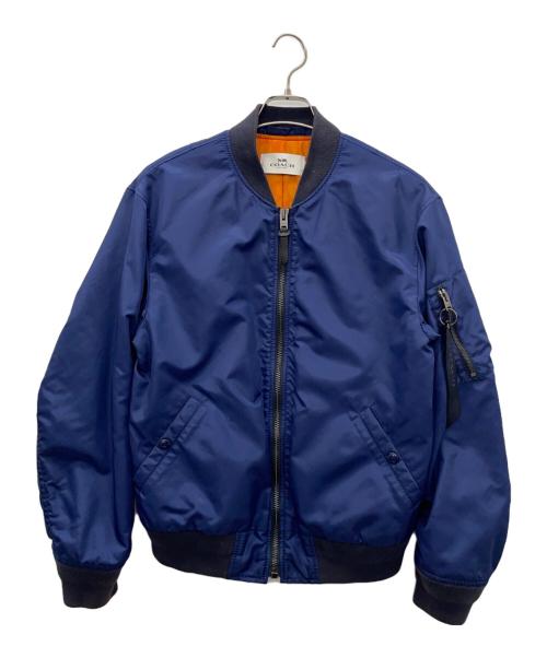 COACH（コーチ）COACH (コーチ) ブルゾン ネイビー サイズ:Sの古着・服飾アイテム