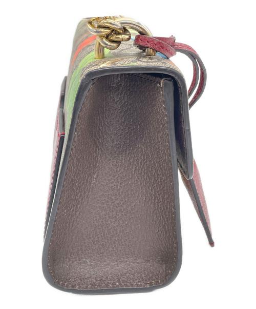 GUCCI（グッチ）GUCCI (グッチ) チェーンショルダーバッグ　パドロックGGスプリーム ブラウンの古着・服飾アイテム