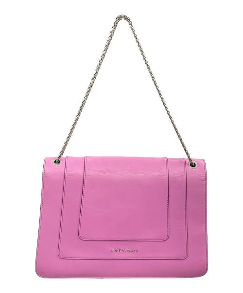 BVLGARI（ブルガリ）BVLGARI (ブルガリ) チェーンショルダーバッグ　セルペンティ ピンクの古着・服飾アイテム