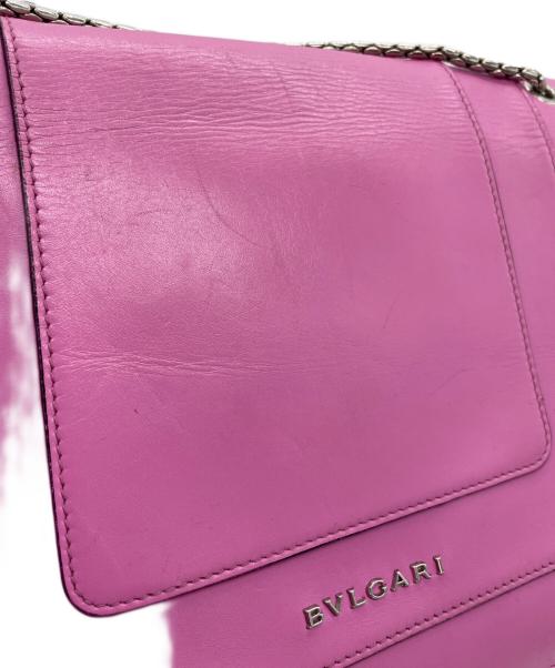 BVLGARI（ブルガリ）BVLGARI (ブルガリ) チェーンショルダーバッグ　セルペンティ ピンクの古着・服飾アイテム