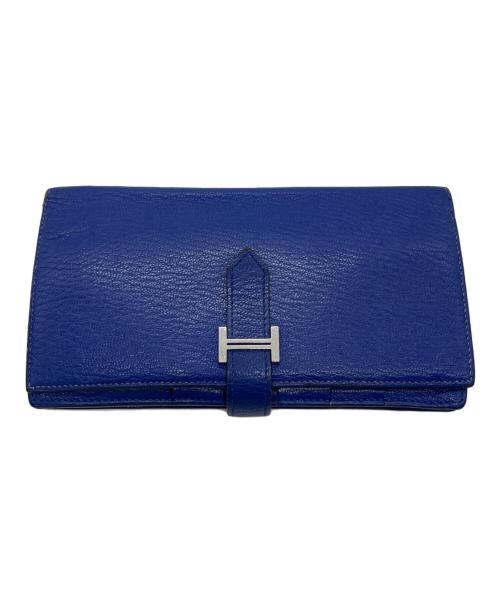 HERMES（エルメス）HERMES (エルメス) 2つ折り財布 ブルーの古着・服飾アイテム