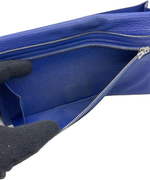 HERMES（エルメス）HERMES (エルメス) 2つ折り財布 ブルーの古着・服飾アイテム