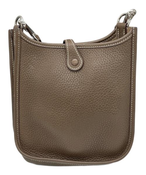 HERMES（エルメス）HERMES (エルメス) ショルダーバッグ エトゥープの古着・服飾アイテム