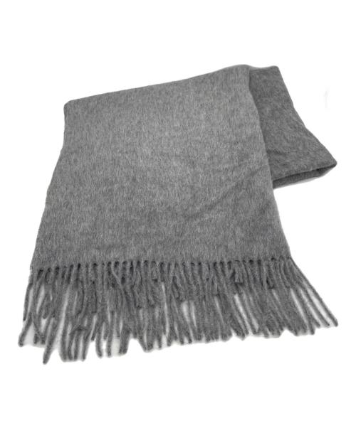 ASAUCE MELER（アソースメレ）ASAUCE MELER (アソースメレ) マフラー グレーの古着・服飾アイテム