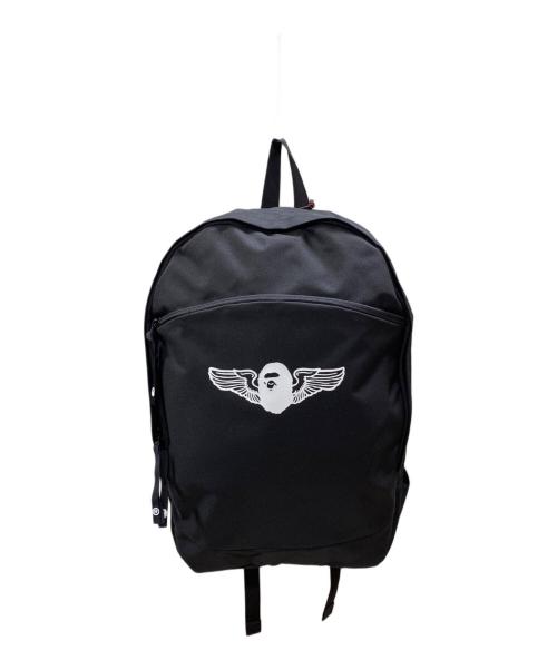BAPE BY A BATHING APE（ベイプバイアベイシングエイプ）BAPE BY A BATHING APE (ベイプバイアベイシングエイプ) バックパック ブラックの古着・服飾アイテム