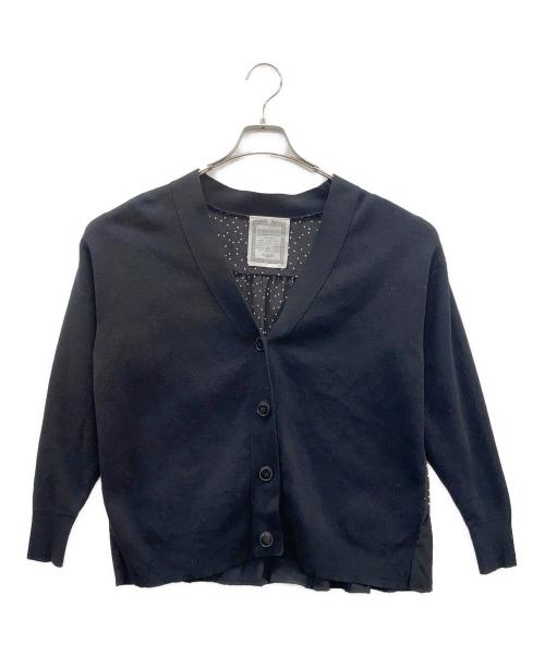 BEARDSLEY（ビアズリー）BEARDSLEY (ビアズリー) 厚手カーディガン ブラック サイズ:FREEの古着・服飾アイテム