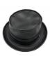 BRUNEL&CO.HATMAKERS（ブルーネルハットメイカース）の古着「レザーハット」｜ブラック