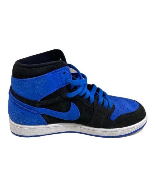 NIKE（ナイキ）NIKE (ナイキ) AIR JORDAN1 ブルー×ブラック サイズ:27.5の古着・服飾アイテム