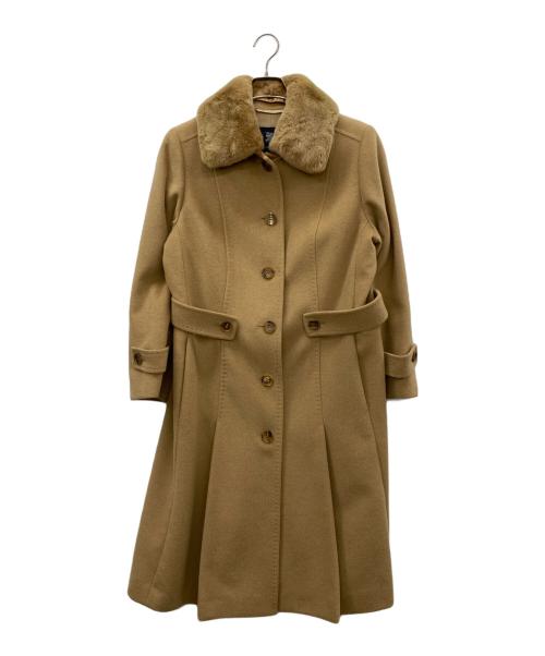 BURBERRY LONDON（バーバリーロンドン）BURBERRY LONDON (バーバリーロンドン) アンゴラコート ベージュ サイズ:44の古着・服飾アイテム