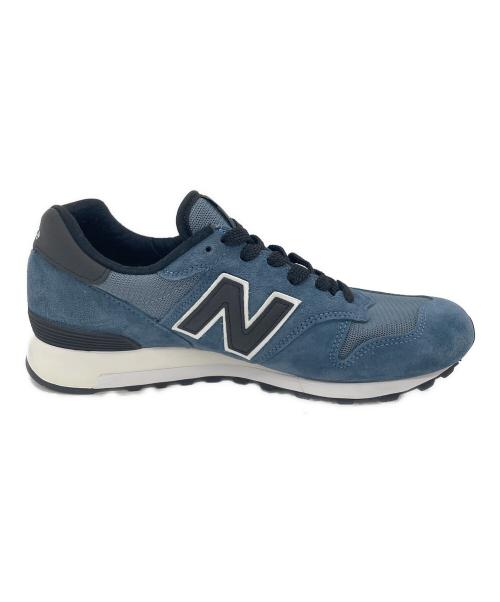NEW BALANCE（ニューバランス）NEW BALANCE (ニューバランス) スニーカー ブルー×ブラック サイズ:28.5の古着・服飾アイテム