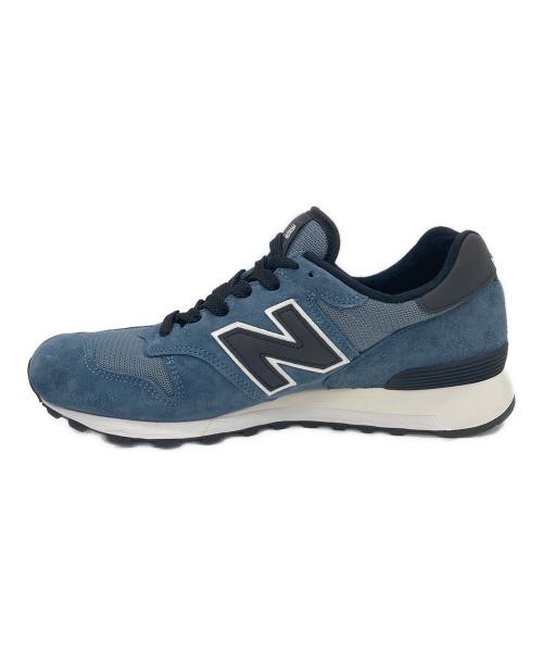 NEW BALANCE（ニューバランス）NEW BALANCE (ニューバランス) スニーカー ブルー×ブラック サイズ:28.5の古着・服飾アイテム