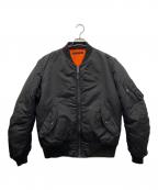 AVIREXアヴィレックス）の古着「MA-1ジャケット」｜ブラック