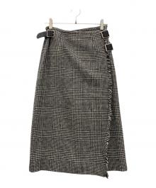 O'NEIL OF DUBLIN（オニールオブダブリン）の古着「巻きスカート」｜グレー