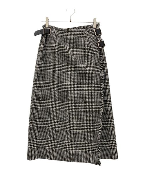 O'NEIL OF DUBLIN（オニールオブダブリン）O'NEIL OF DUBLIN (オニールオブダブリン) 巻きスカート グレー サイズ:SIZE US 8の古着・服飾アイテム