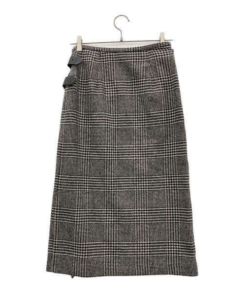 O'NEIL OF DUBLIN（オニールオブダブリン）O'NEIL OF DUBLIN (オニールオブダブリン) 巻きスカート グレー サイズ:SIZE US 8の古着・服飾アイテム