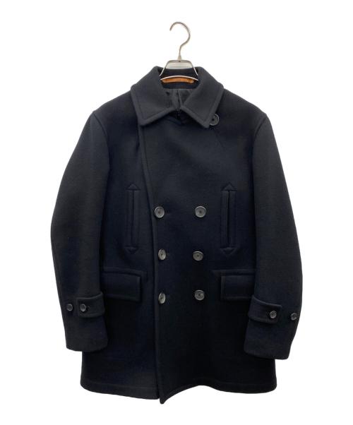 SCYEBASICS（サイベーシックス）SCYEBASICS (サイベーシックス) Pコート ブラック サイズ:36の古着・服飾アイテム