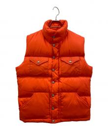 SUGAR CANE（シュガーケーン）の古着「ダウンベスト」｜オレンジ