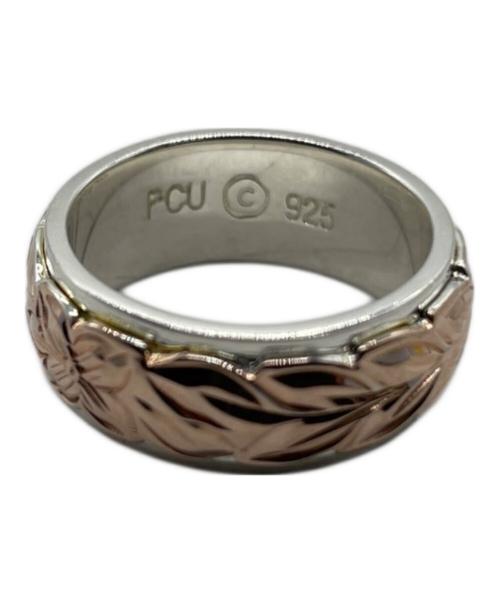 ハワイアンジュエリー（ハワイアンジュエリー）ハワイアンジュエリー (ハワイアンジュエリー) 2トーンカラーリング シルバー サイズ:14号の古着・服飾アイテム