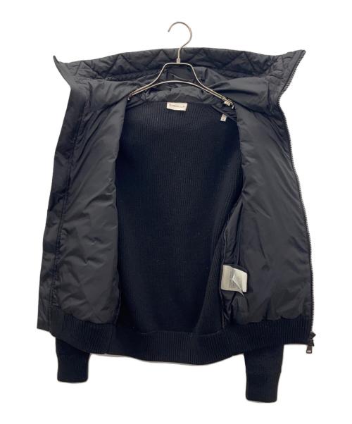 MONCLER（モンクレール）MONCLER (モンクレール) 切替ニットダウンジャケット ブラック サイズ:Sの古着・服飾アイテム