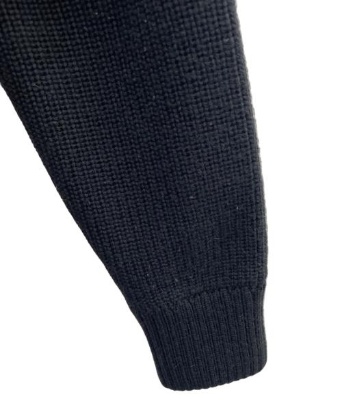 MONCLER（モンクレール）MONCLER (モンクレール) 切替ニットダウンジャケット ブラック サイズ:Sの古着・服飾アイテム