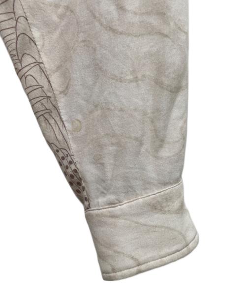 BUDSPOOL（バッズプール）BUDSPOOL (バッズプール) Gakkin (ガッキン) 長袖シャツ ベージュ サイズ:Lの古着・服飾アイテム