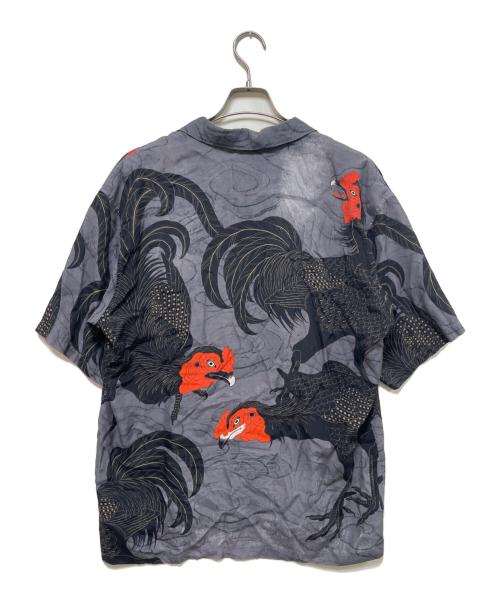 BUDSPOOL（バッズプール）BUDSPOOL (バッズプール) Gakkin (ガッキン) 半袖シャツ ブラック サイズ:Ｌの古着・服飾アイテム