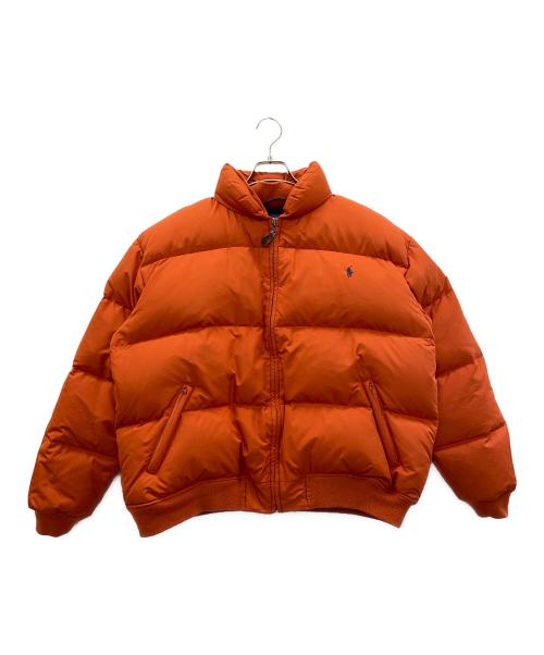 POLO RALPH LAUREN（ポロ・ラルフローレン）POLO RALPH LAUREN (ポロ・ラルフローレン) ダウンジャケット オレンジ サイズ:Ｍの古着・服飾アイテム