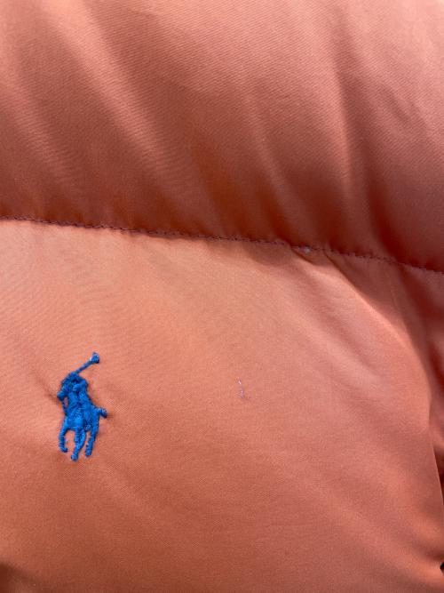 POLO RALPH LAUREN（ポロ・ラルフローレン）POLO RALPH LAUREN (ポロ・ラルフローレン) ダウンジャケット オレンジ サイズ:Ｍの古着・服飾アイテム
