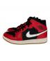 NIKE (ナイキ) AIR JORDAN1 MID ブラック×レッド サイズ:27：8000円