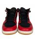中古・古着 NIKE (ナイキ) AIR JORDAN1 MID ブラック×レッド サイズ:27：8000円