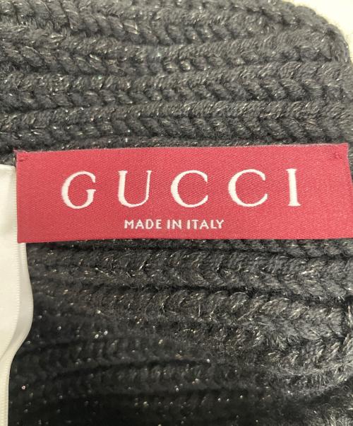 GUCCI（グッチ）GUCCI (グッチ) ニット帽 ブラックの古着・服飾アイテム