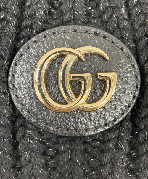 GUCCI（グッチ）GUCCI (グッチ) ニット帽 ブラックの古着・服飾アイテム