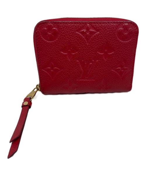 LOUIS VUITTON（ルイ ヴィトン）LOUIS VUITTON (ルイ ヴィトン) モノグラム・アンプラント ジッピーコインパース レッドの古着・服飾アイテム