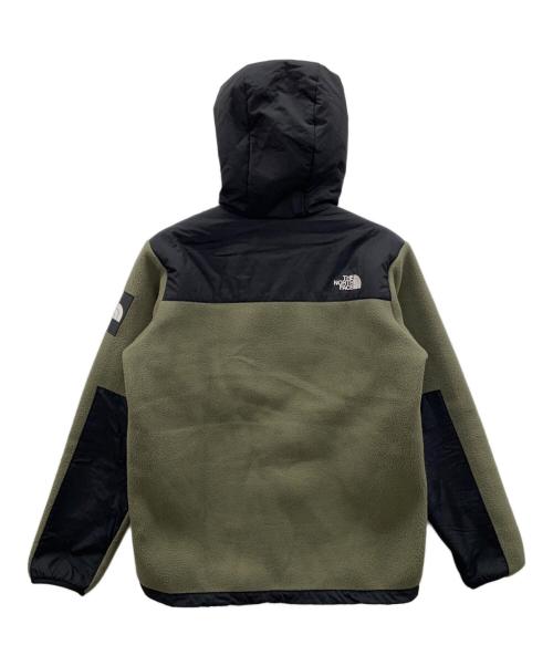 THE NORTH FACE（ザ ノース フェイス）THE NORTH FACE (ザ ノース フェイス) フリースパーカー ブラック×オリーブ サイズ:Ｍの古着・服飾アイテム