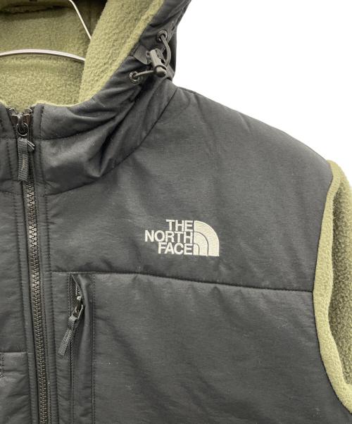 THE NORTH FACE（ザ ノース フェイス）THE NORTH FACE (ザ ノース フェイス) フリースパーカー ブラック×オリーブ サイズ:Ｍの古着・服飾アイテム