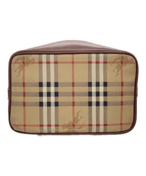 Burberry's（バーバリーズ）Burberry's (バーバリーズ) 巾着ショルダーバッグ ベージュの古着・服飾アイテム