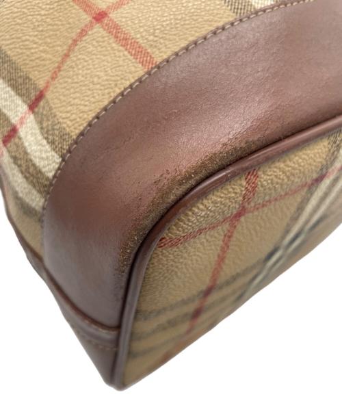 Burberry's（バーバリーズ）Burberry's (バーバリーズ) 巾着ショルダーバッグ ベージュの古着・服飾アイテム