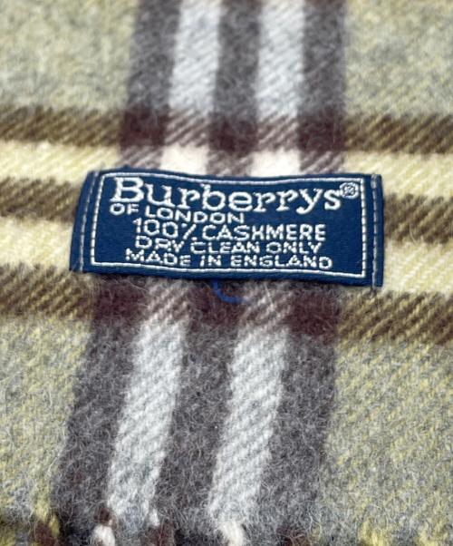 Burberry's（バーバリーズ）Burberry's (バーバリーズ) カシミヤマフラー ブラウンの古着・服飾アイテム