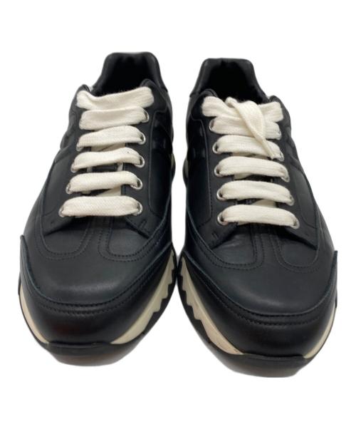 HERMES（エルメス）HERMES (エルメス) スニーカー ブラック サイズ:37 1/2の古着・服飾アイテム