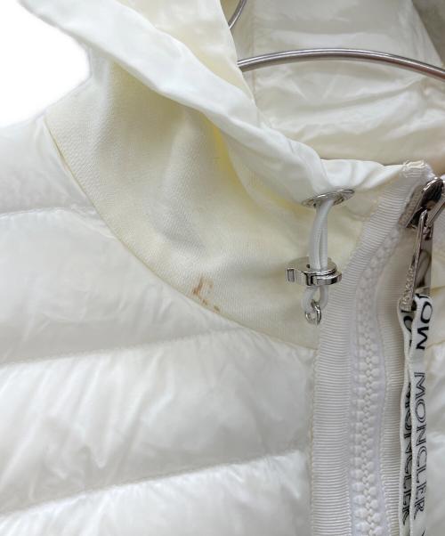 MONCLER（モンクレール）MONCLER (モンクレール) maglia cardigan ホワイト サイズ:XSの古着・服飾アイテム