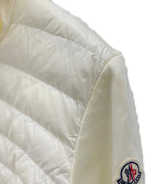MONCLER（モンクレール）MONCLER (モンクレール) maglia cardigan ホワイト サイズ:XSの古着・服飾アイテム