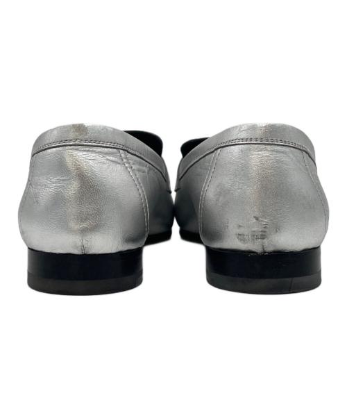 HERMES（エルメス）HERMES (エルメス) モカシンパリ シルバー サイズ:UK3の古着・服飾アイテム